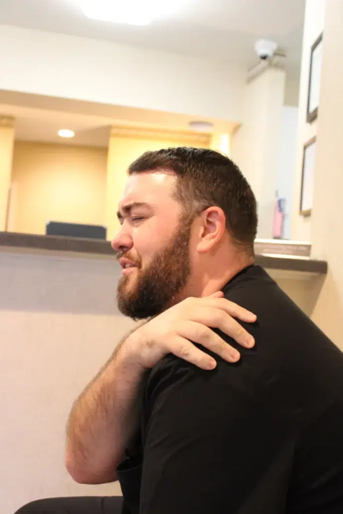 Shoulder pain relief Sanford NC Chiropractic shoulder adjustment Shoulder rehabilitation exercises Neck and shoulder pain treatment Shoulder joint mobility therapy Shoulder injury chiropractic care Shoulder alignment correction Spinal misalignment shoulder pain Non-surgical shoulder pain treatment Upper back and shoulder therapy Rotator cuff pain treatment Shoulder pain rehabilitation Sanford NC Posture correction shoulder support Shoulder stretching and strengthening Chiropractic care for shoulder pain